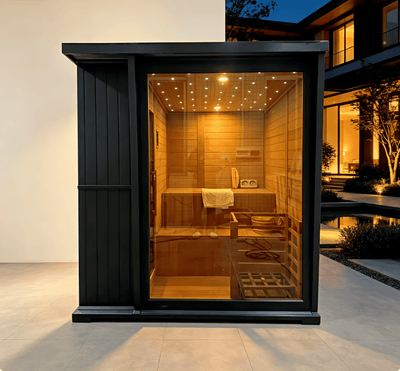 Indoor & Outdoor Hemlock Sauna 4person